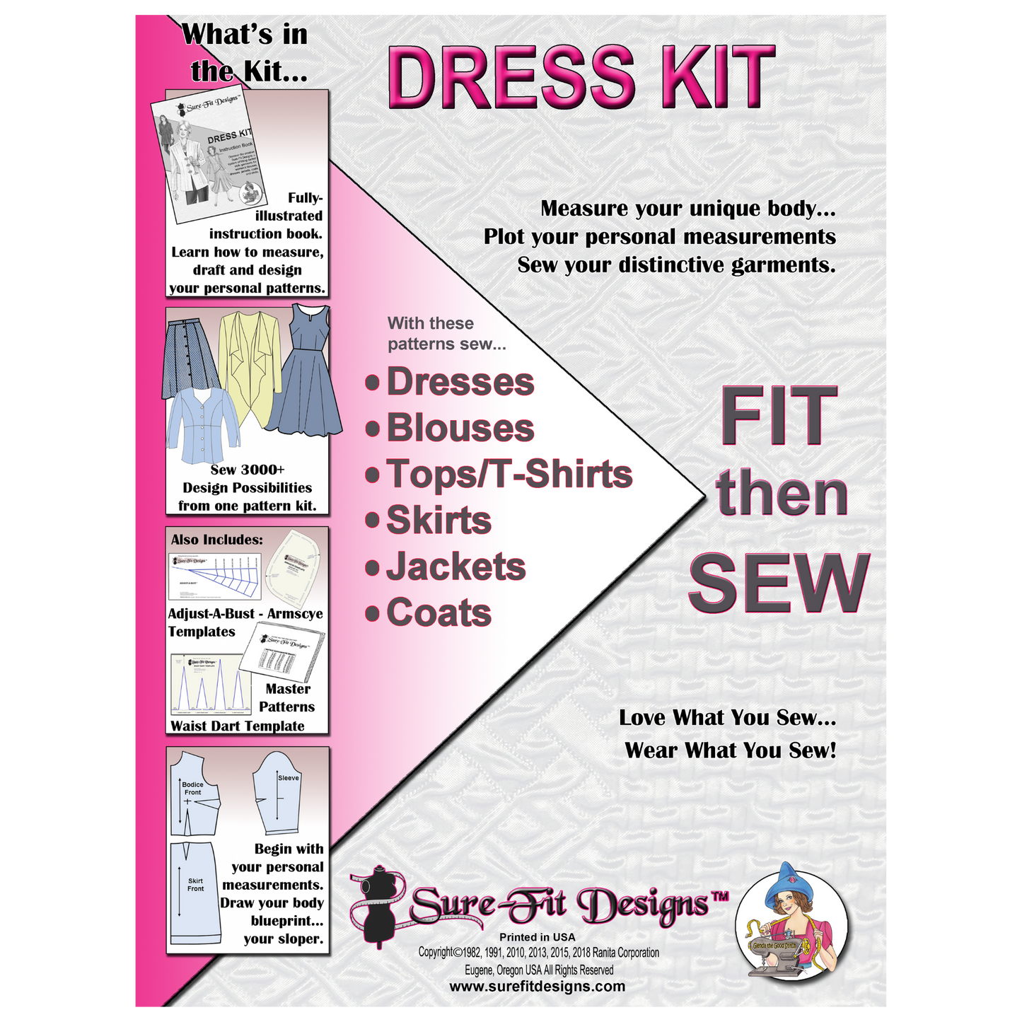 Dress Master Patterns Kit