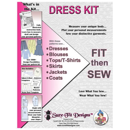 Dress Master Patterns Kit -Learn to Design Garments