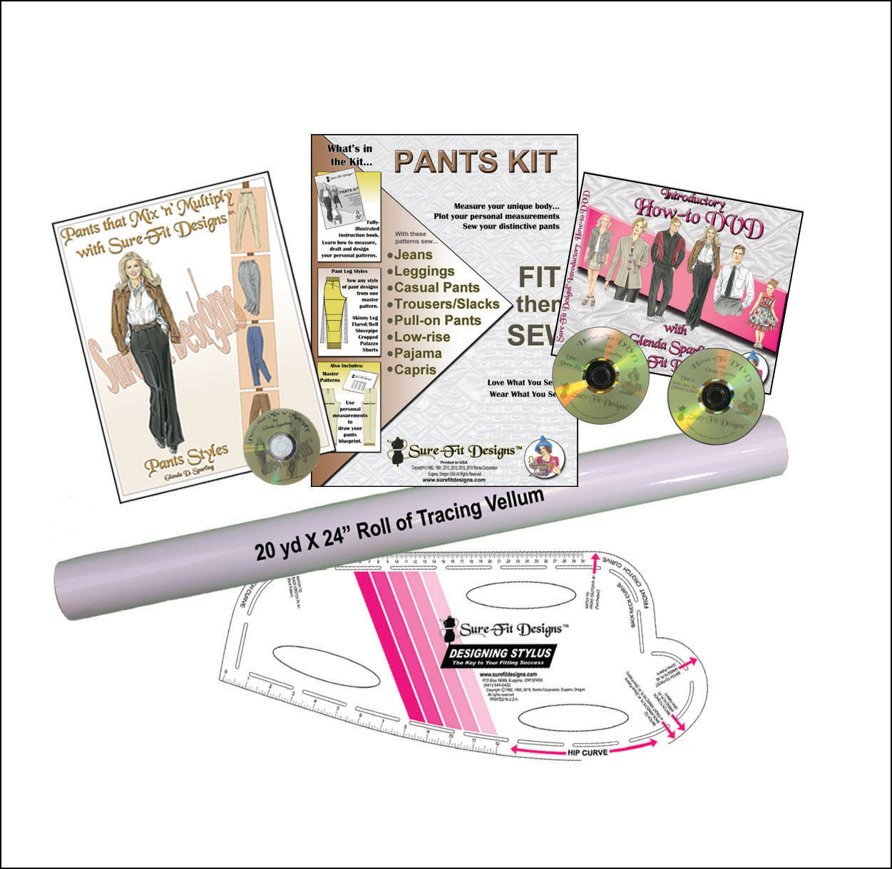 Pants Kit Bundles-Design Custom-Fit Pants & Trousers