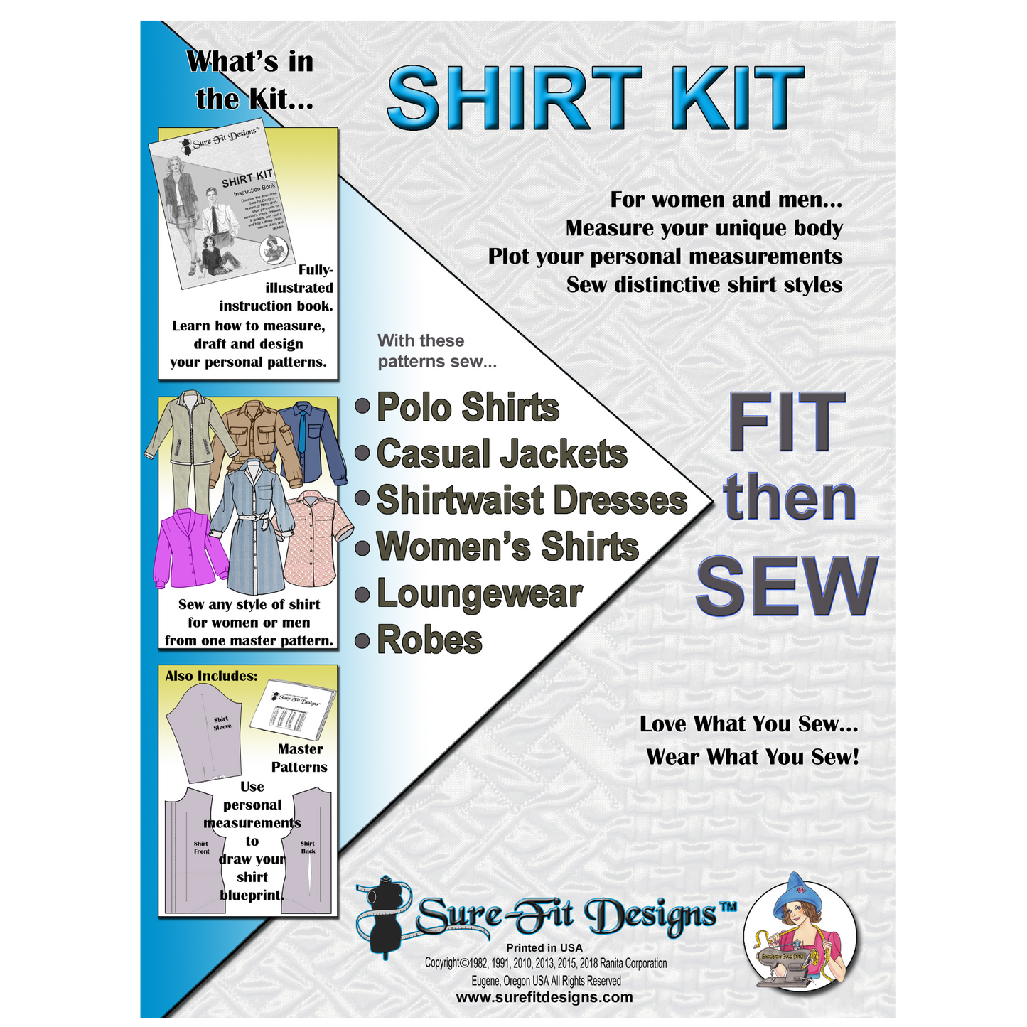 Shirt Master Pattern Kit