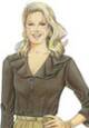 Fashion Leaflet #9 Flounce Collar Over Blouse