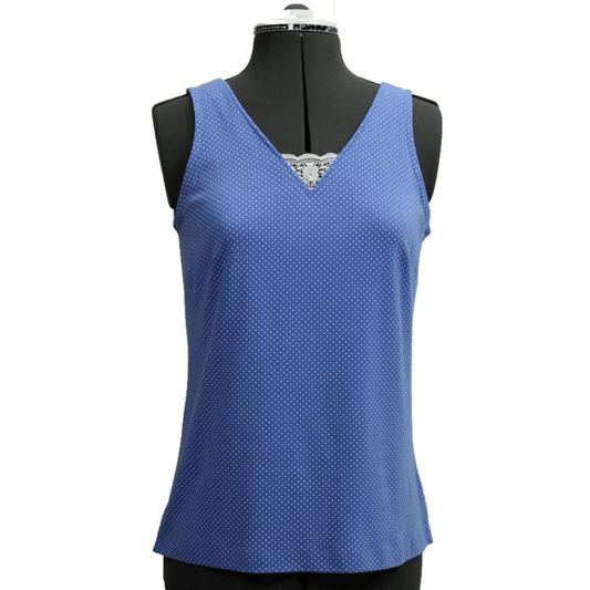 Tank Top with V-Neck Lace - Transform Your Sloper